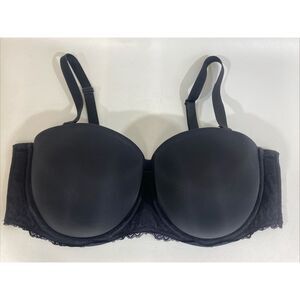 Torrid Plus Bra Balconette Black Lace Underwire 44DDD